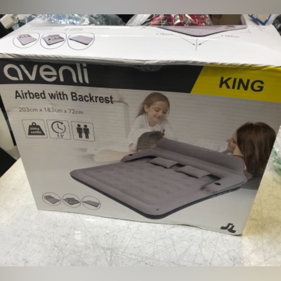 Other King Size Air Bed With Back Rest Poshmark